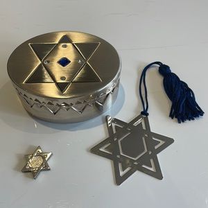 Star of David Jewelry Box, Bookmark & Sticker